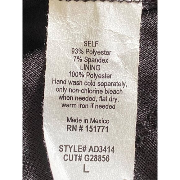 Gilli NWT Black One-Shoulder Cocktail Dress, Asymmetrical Hem Women's Size L - Picture 11 of 11